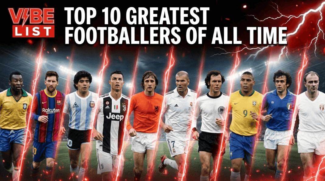 Top 10 of the Greatest Footballers of All Time