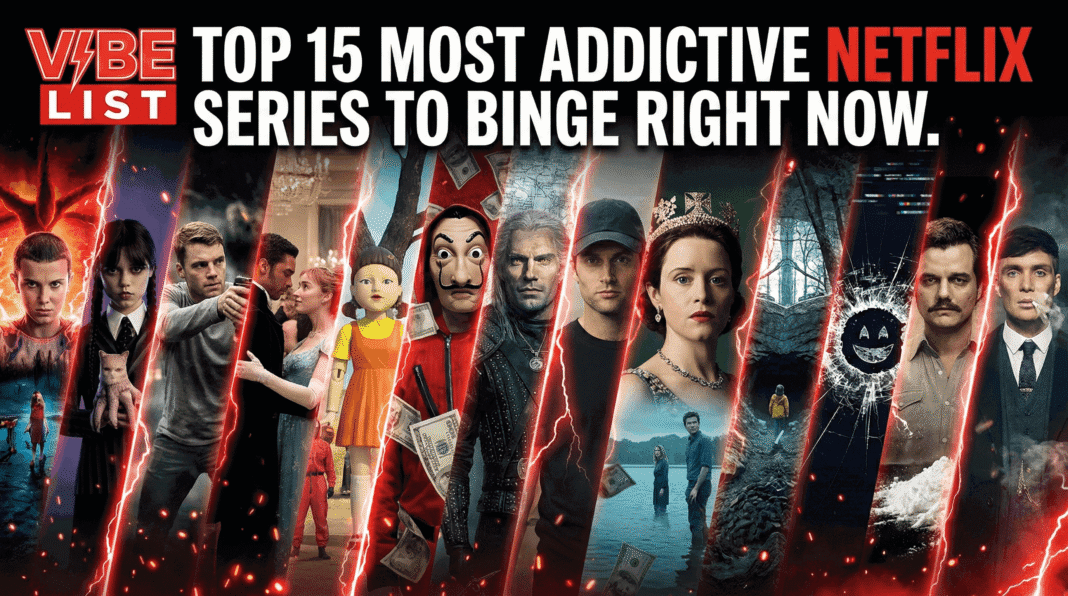 The Top 15 Most Addictive Netflix Series to Binge Right Now