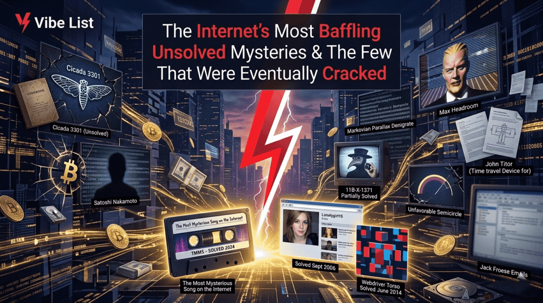 The Internet's Most Baffling Unsolved Mysteries & The Few That Were Eventually Cracked