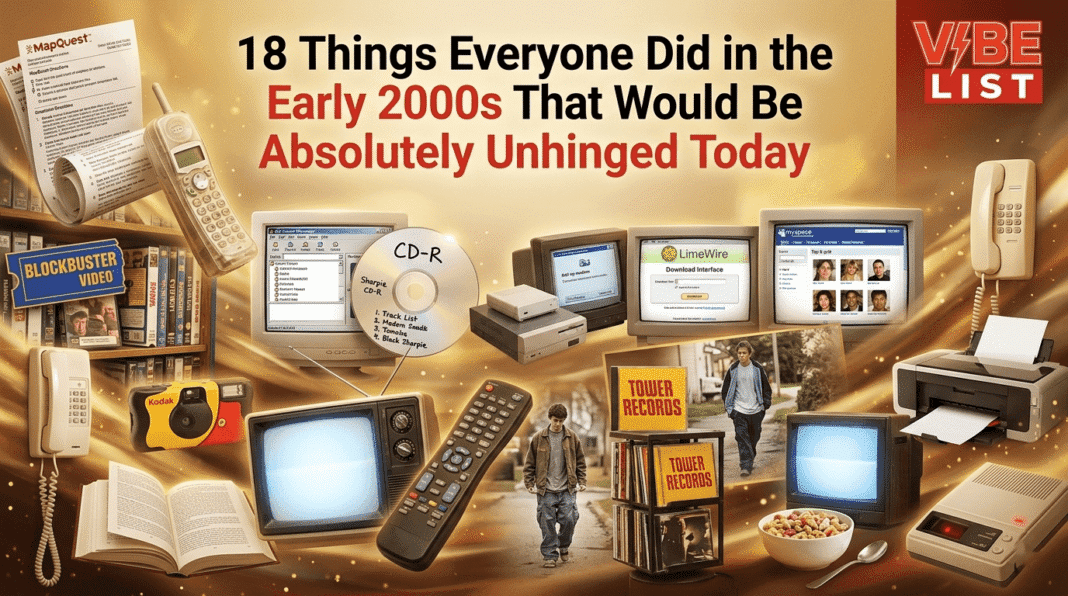 18 Things Everyone Did in the Early 2000s That Would Be Absolutely Unhinged Today