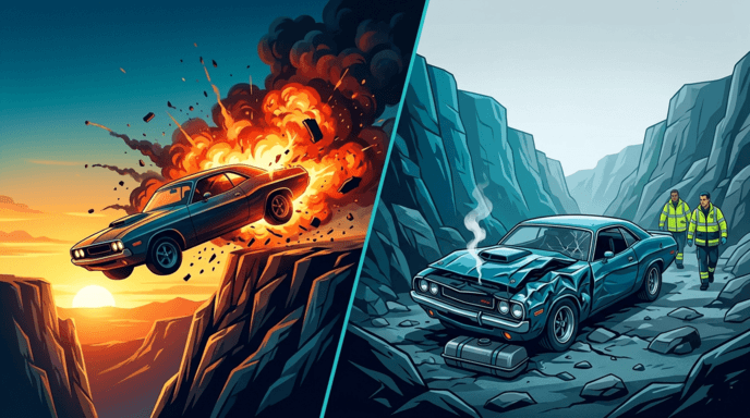 Cars That Explode Upon Impact