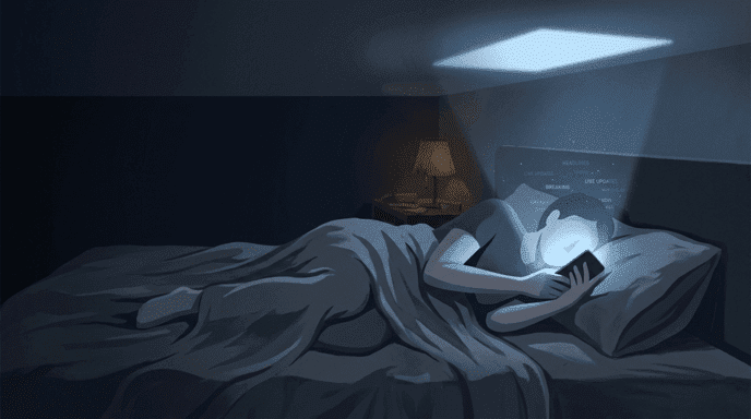 Doomscrolling as a Pre-Sleep Routine