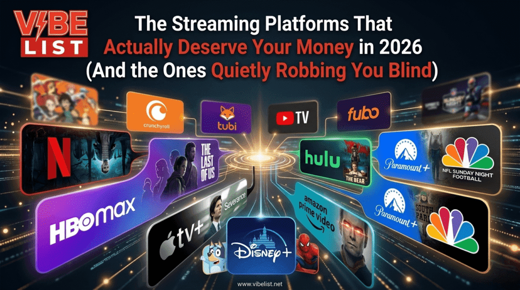 The Streaming Platforms That Actually Deserve Your Money in 2026