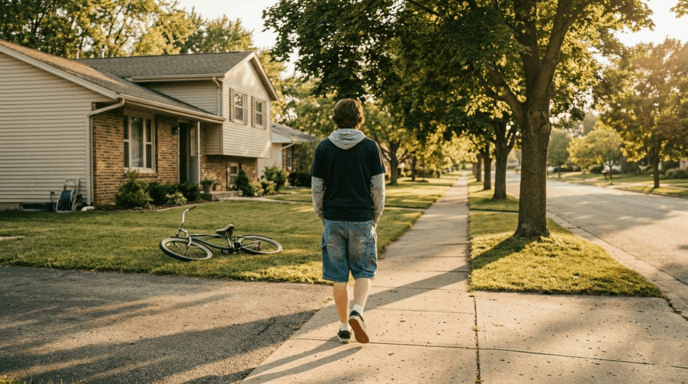 Leaving the House With No Way to Be Contacted