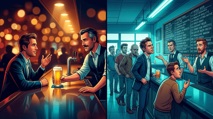 Ordering A Beer and Getting One