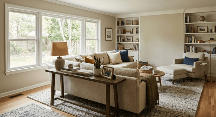 Placing All of the Furniture Along the Walls