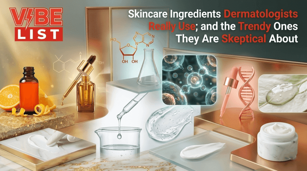 Skincare Ingredients Dermatologists Really Use; and the Trendy Ones They Are Skeptical About
