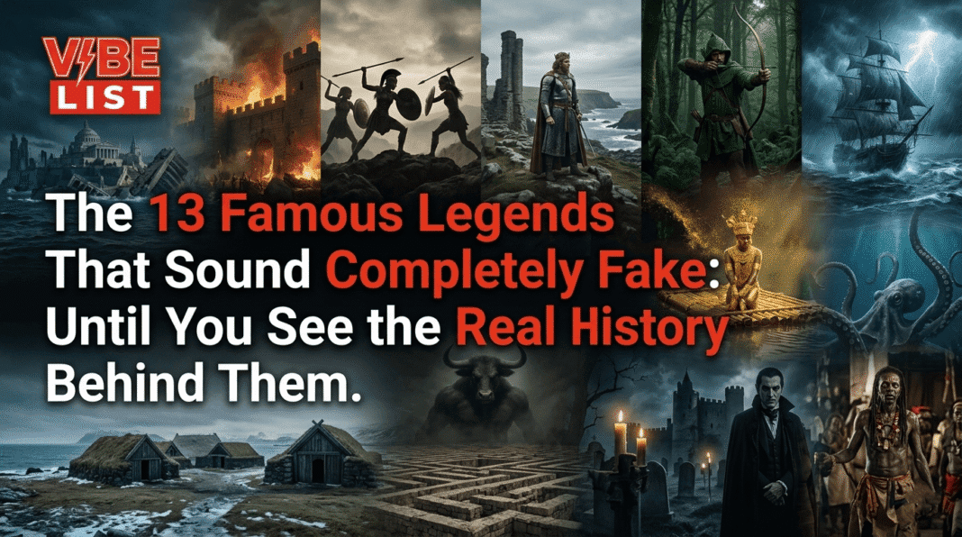 The 13 Famous Legends That Sound Completely Fake Until You See the Real History Behind Them