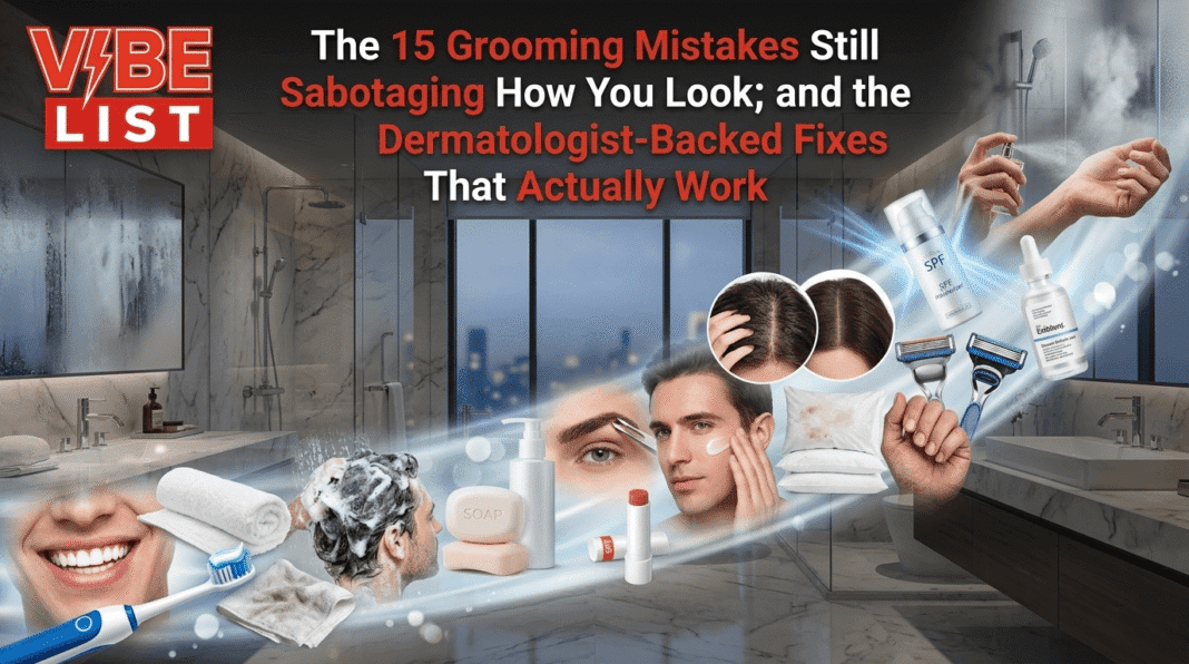 The 15 Grooming Mistakes Still Sabotaging How You Look; and the Dermatologist-Backed Fixes That Actually Work