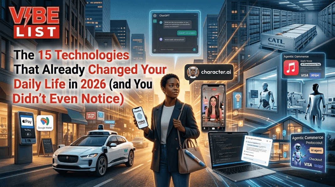 The 15 Technologies That Already Changed Your Daily Life in 2026 (and You Didn't Even Notice)