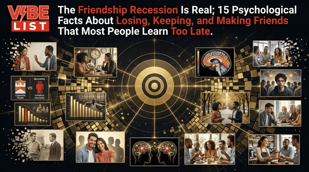 The Friendship Recession Is Real; 15 Psychological Facts About Losing, Keeping, and Making Friends That Most People Learn Too Late