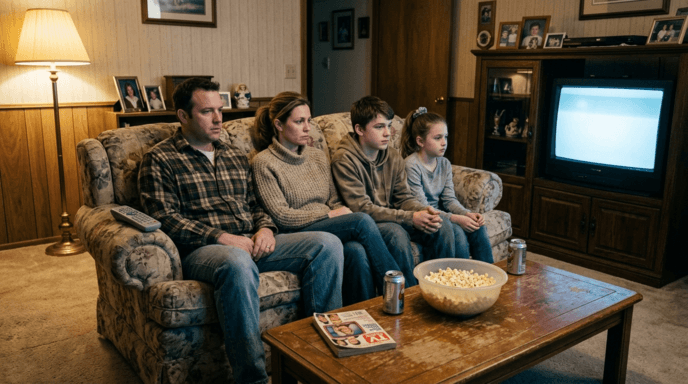 Watching Whatever Was on TV