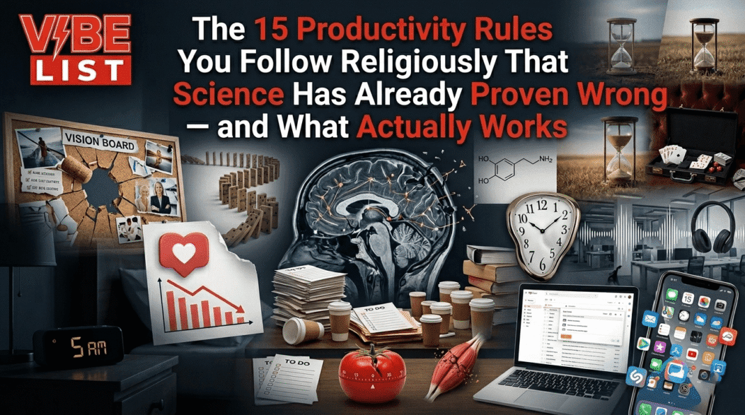 15 Productivity Rules Science Already Disproved