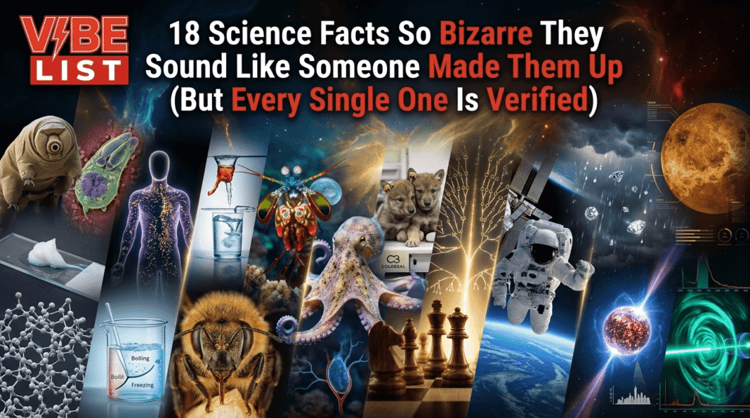 18 Science Facts So Bizarre They Sound Like Someone Made Them Up (But Every Single One Is Verified)