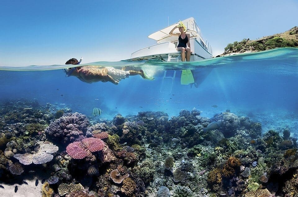 Snorkelling the Great Barrier Reef, Australia