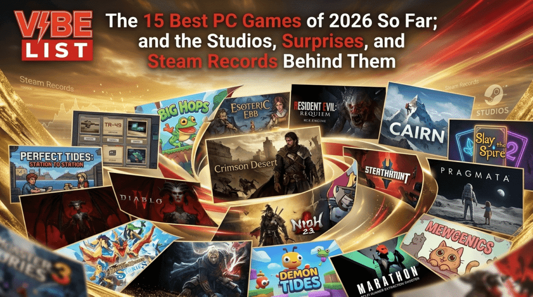 The 15 Best PC Games of 2026 So Far; and the Studios, Surprises, and Steam Records Behind Them