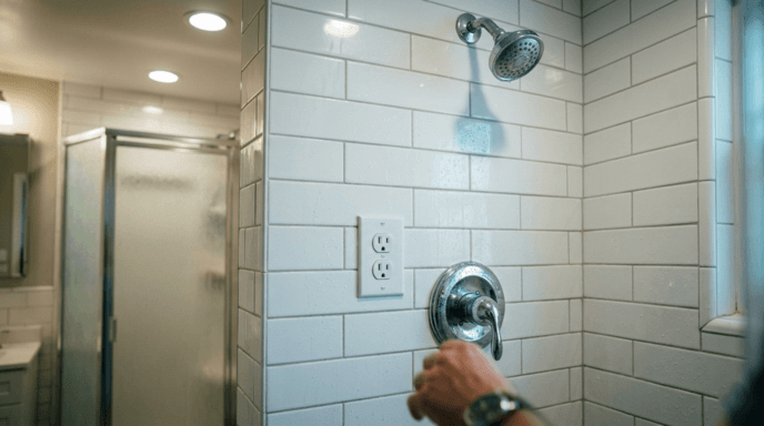 The Electrical Outlet Inside the Shower