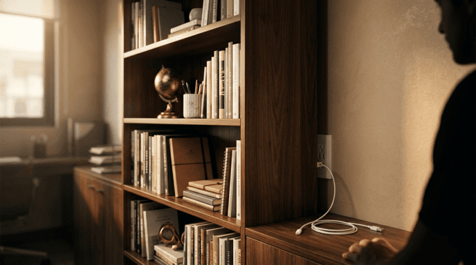 The USB Port Behind the Shelf
