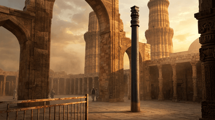 THE IRON PILLAR OF DELHI