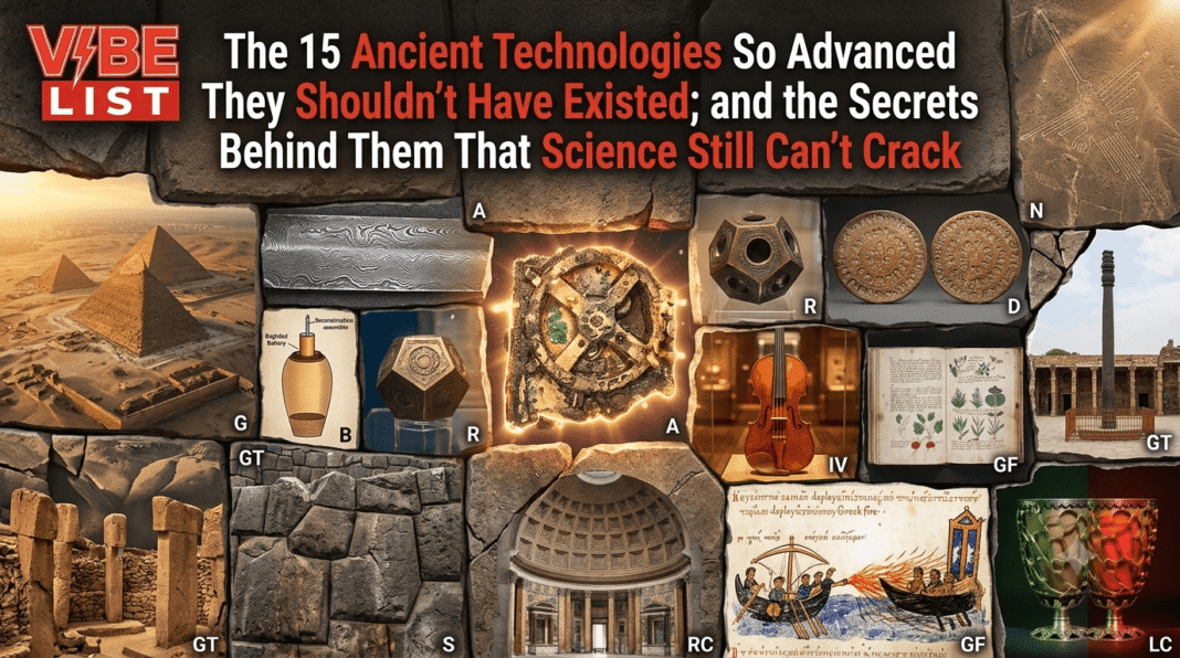 The 15 Ancient Technologies So Advanced They Shouldn't Have Existed
