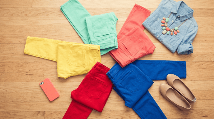 COLORED JEANS