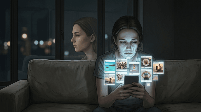 Comparison Rewires Self-Perception