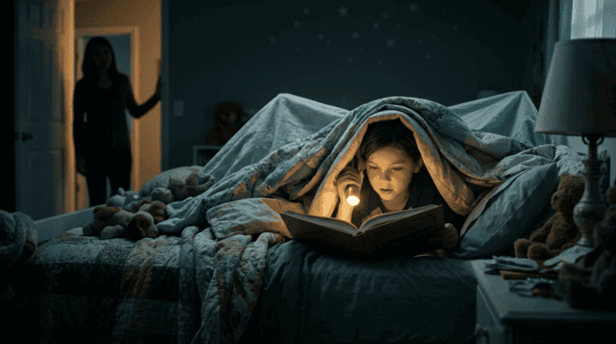 Reading in the Dark Damages Your Eyes