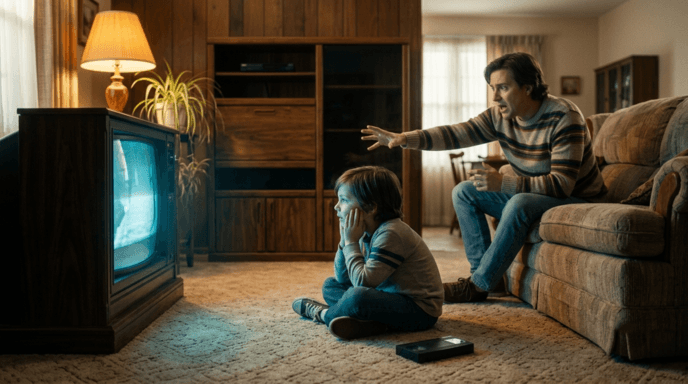 Sitting Too Close to the TV Ruins Your Eyes
