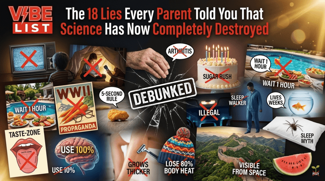 The 18 Lies Every Parent Told You That Science Has Now Completely Destroyed