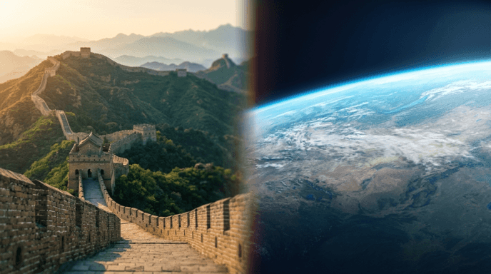 The Great Wall of China Is Visible from Space